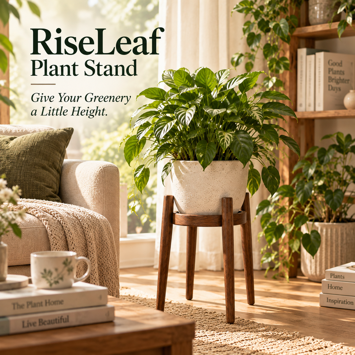 RiseLeaf Plant Stand